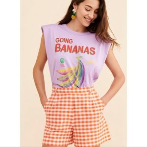 Farm Rio Going Bananas Muscle Tee